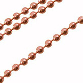 ball chain rose goudkleurig