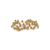 DQ Knijpkralen 2mm goud