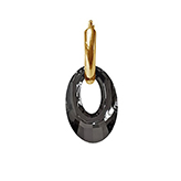 Klaphaak oorbel voor 6040 helios hanger 925 Sterling zilver