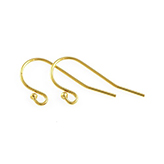 Oorbel haken 925 Sterling zilver met 24K goud plating