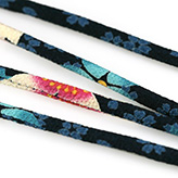 Chirimen kimonokoord uit Japan cherry blossom navy