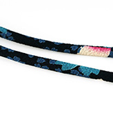 Chirimenkoord uit Japan cherry blossom navy