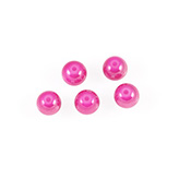Glaskraal 8mm hard roze hoogglans