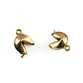 Hanger fortune cookie 3D antiek goud