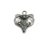 Hanger vos antiek zilver