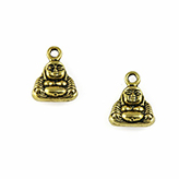 Hanger Buddha klein antiek goud