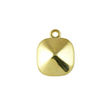 DQ Hanger setting voor square fancy stone 4470 van 10mm met oog goud