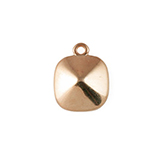 DQ Hanger setting voor square fancy stone 4470 van 10mm met oog rose goud