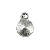 metaal setting/hanger voor 12 mm Rivoli puntsteen Antiek zilver (nikkelvrij)