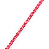 Ketting platte schakel zeer fijn neon roze