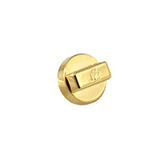 Love Crystals setting slider goud voor Rivoli puntstenen 1122 ï¿½ 12 mm
