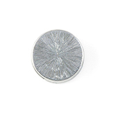 Metaal ibiza schuifkraal setting voor 15mm rhodium zilver