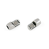 DQ magneet sluiting voor 5mm antiek zilver