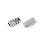DQ magneet sluiting voor 5mm antiek zilver