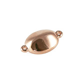 DQ Metaal Hanger 2 oog voor SW 4120 14x10mm rose goud