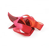 Zijde lint zijden crinkle chiffon fairy ribbon kleurmix Sunset silk