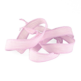 Zijde lint zijden crinkle chiffon fairy ribbon soft rose