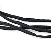 Habotai zijde koord 5mm zwart