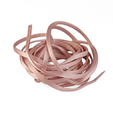 DQ zijde draad plat 5mm Vintage rose