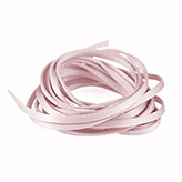 DQ zijde draad plat 5mm Light rose